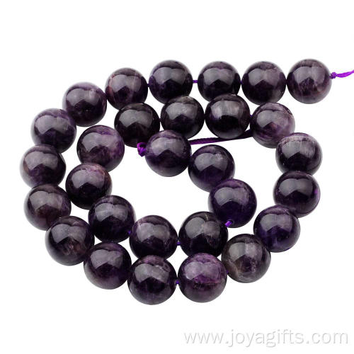 14MM Loose Natural Gemstone Crystal Round Beads